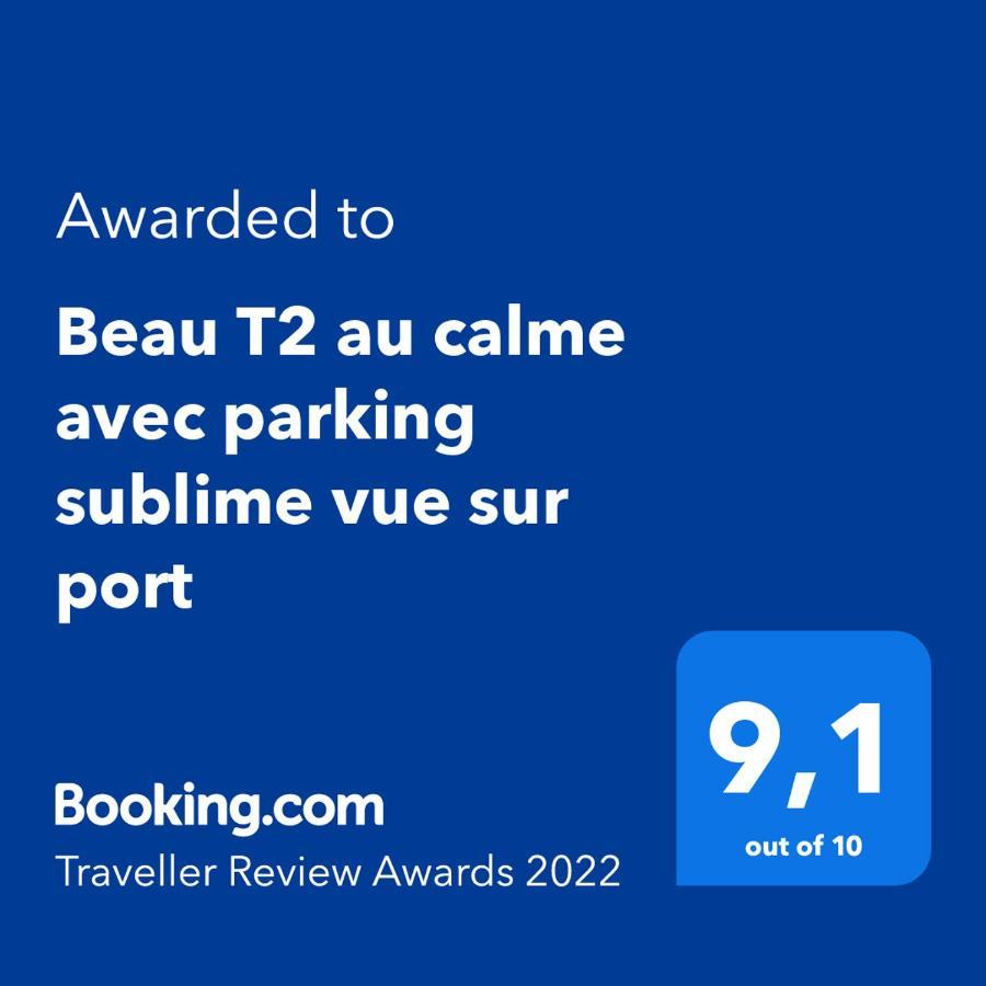 Beau T2 Au Calme Avec Parking Sublime Vue Sur Port Appartamento Canet-en-Roussillon Esterno foto